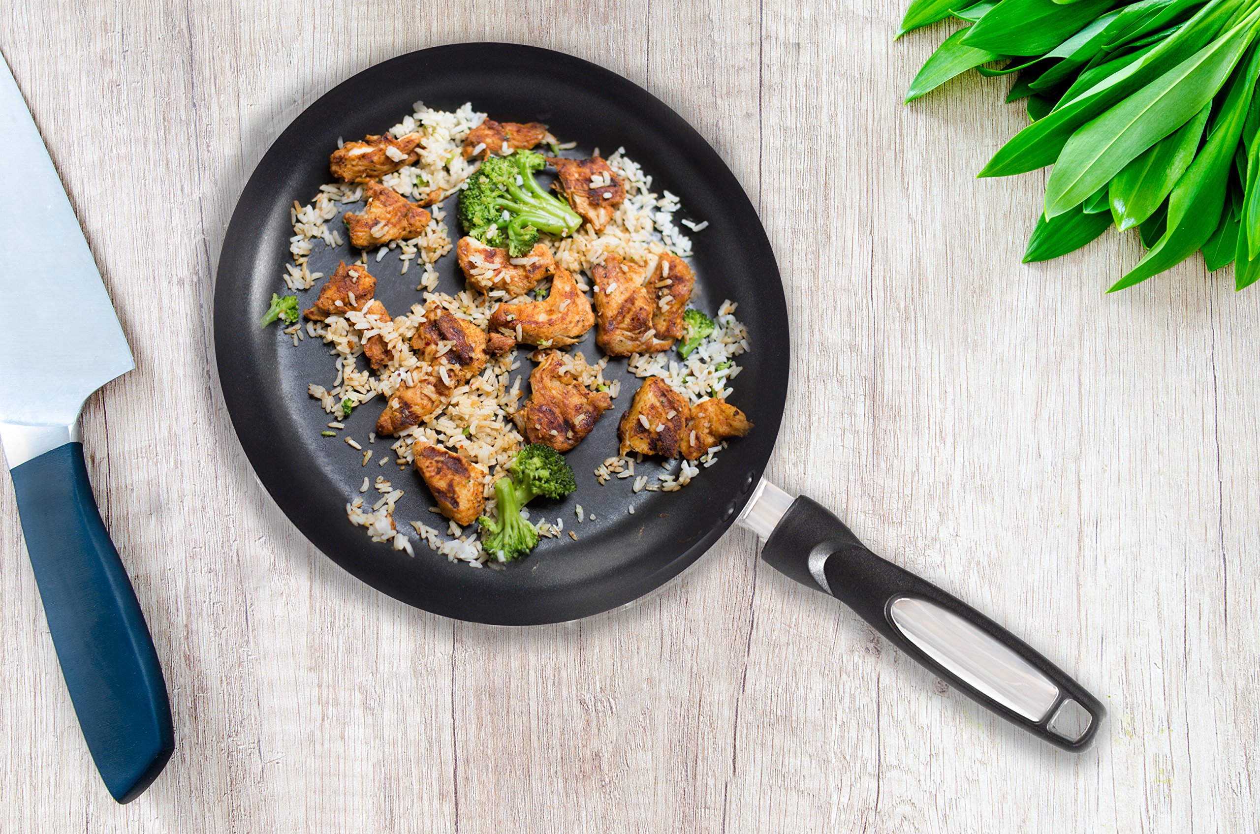 Pearl Metal HB-1964 Stir-fry Pot, 7.9 inches (20 cm), Wooden Handle, Induction Compatible, Iron Frying Pan, Deep Type, Iron Craftsmen, Made in Japan