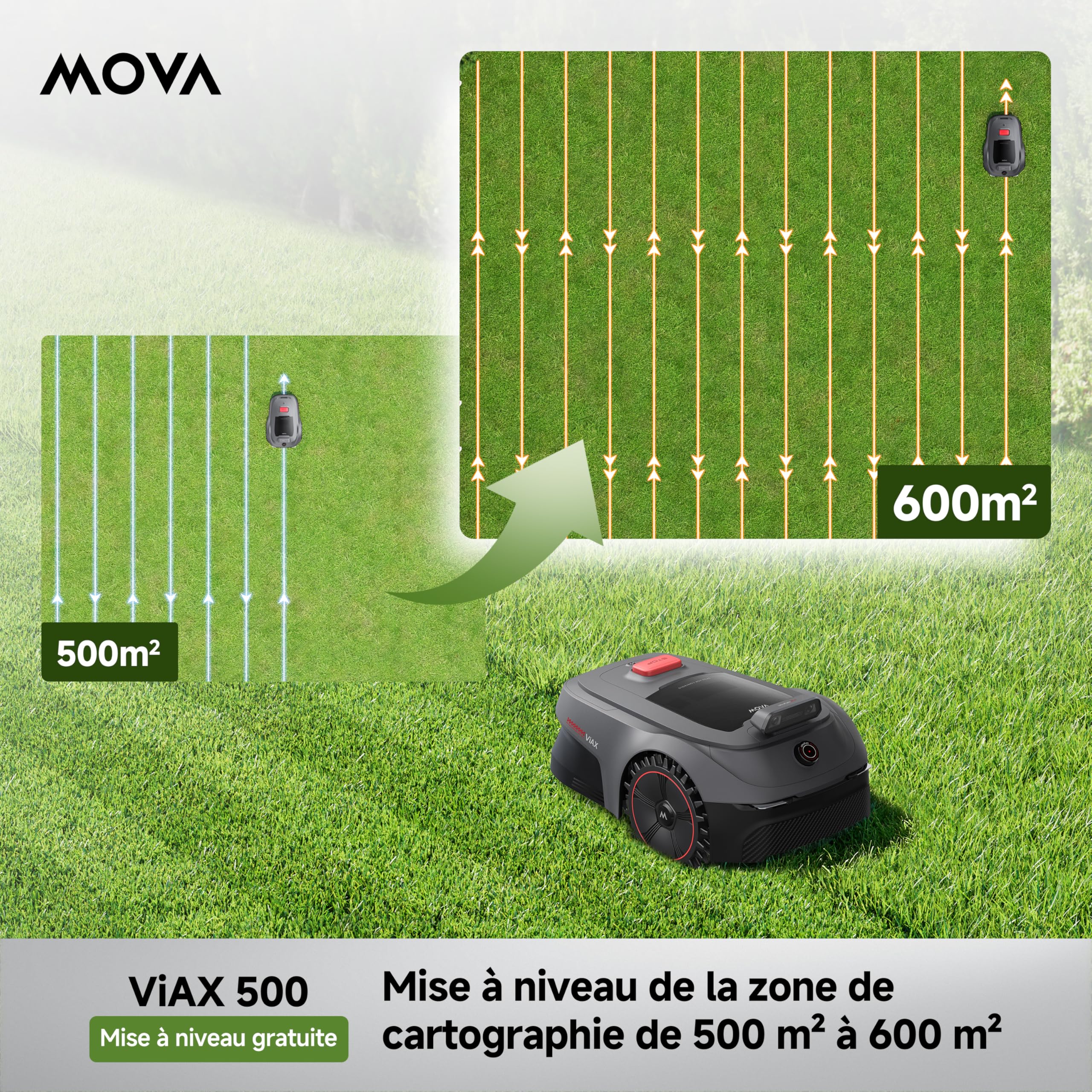 MOVA ViAX 500 Robot Tondeuse sans Fil périphérique - vue 2