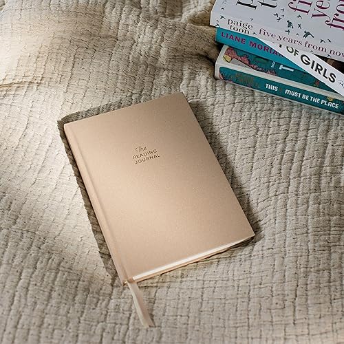 Miniatura 6 de Kunitsa Co. Diario de Lectura - 52 reseñas. Revisa y rastrea tu lectura. Diario de libros para amantes de los libros y lectores. Beige