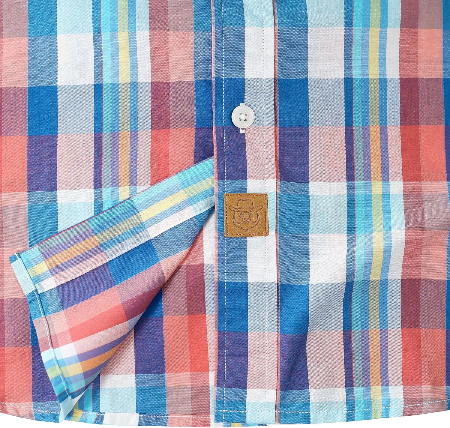 Dubinik® Mens Long Sleeve Button Down Shirts Plaid Casual Work Cotton Vintage Soft with Pocket Regular Fit - Image 5