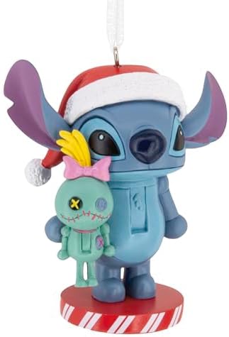 Hallmark Enfeite de Natal Quebra-Nozes Disney Stitch, presentes p...