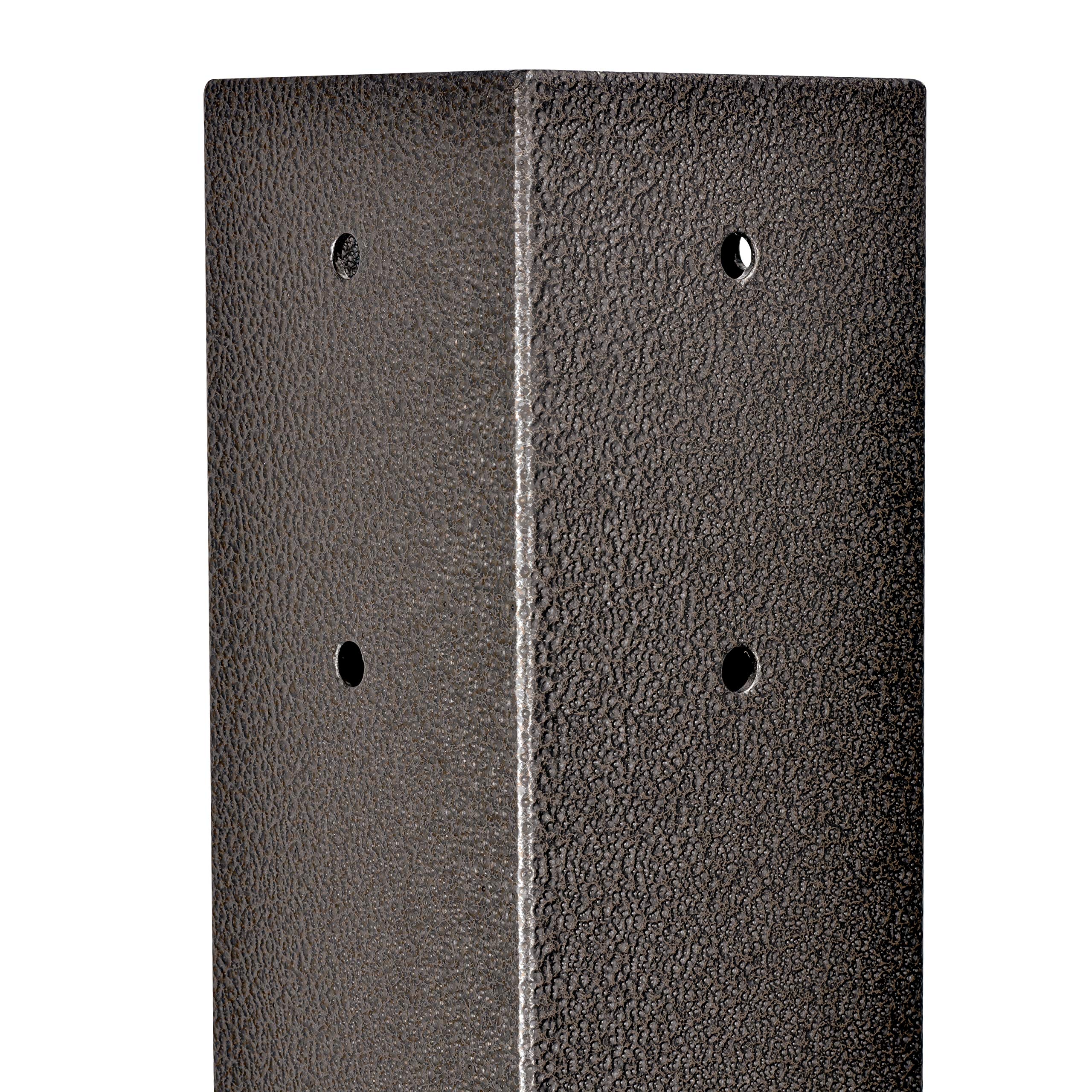Mail Boss 7129 Surface Mount, Bronze 27" Steel Mailbox Post for Sidewalk, or Concrete Roadside