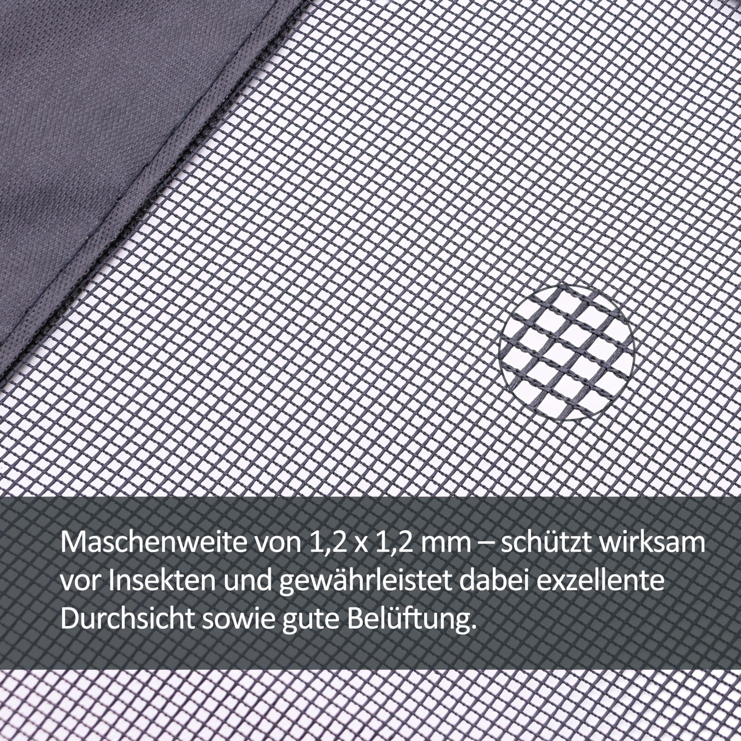 Mosquitera magnética para puerta corredera VW T5 T6, mosquitera para coche con protección contra insectos y protección solar, red de sombra de camping para puerta lateral