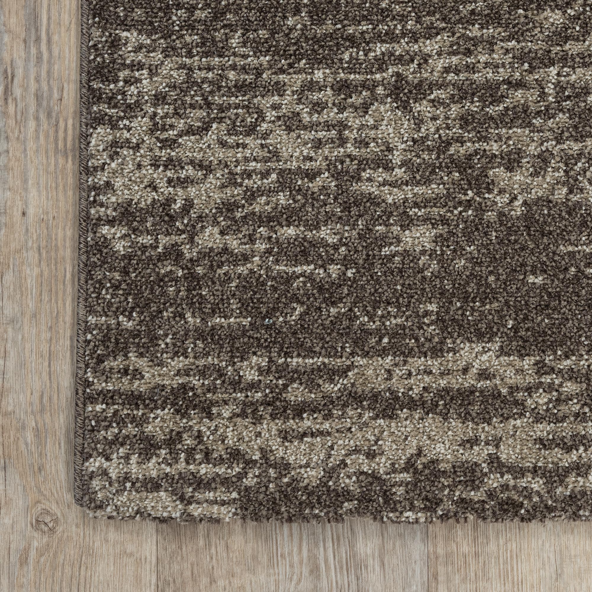 SANAT Oslo Teppich für das Wohnzimmer - Teppich mit modernem Design, Geeignet für Wohnzimmer, Flur, Esszimmer, Schlafzimmer, Küche und Kinderzimmer - Braun, Größe: 160 x 230 cm