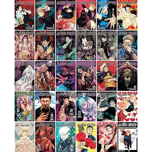 Jujutsu Kaisen Complete Collection (30 Books) Manga Series Set (Vol. 0-28 + Guide)