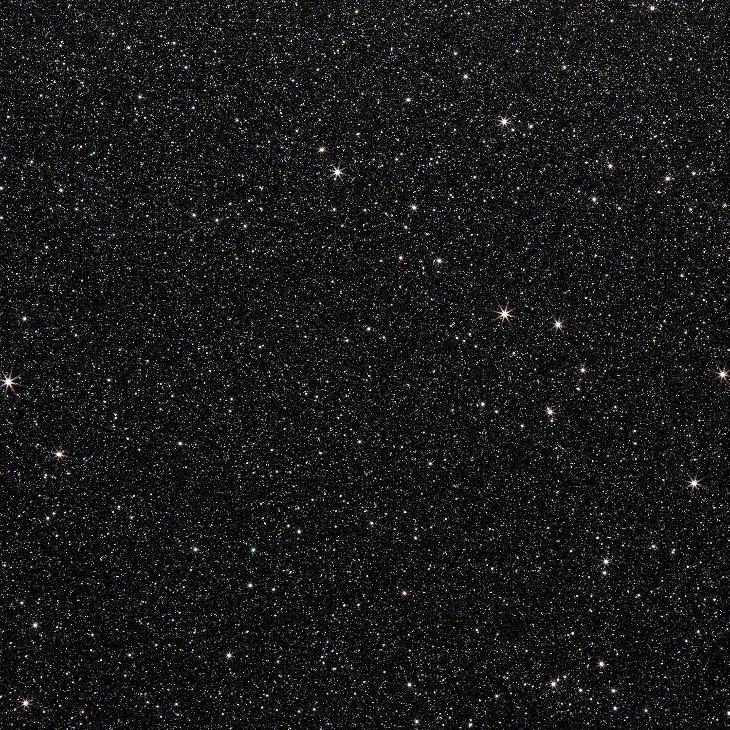 Three (3) 10"x12" Sheets of Glitter Iron-on Heat Transfer Vinyl Sheets (Black)