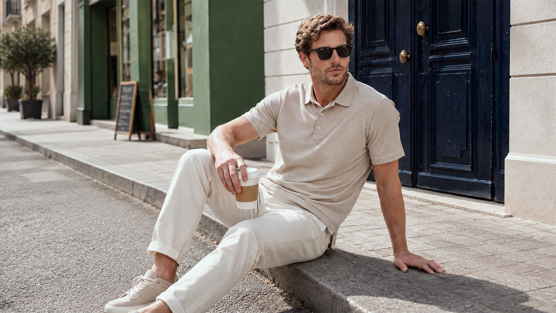 Camisetas polo para hombre KYKU, de manga corta con rayas, tejido transpirable y elástico, ideal para golf, oficina y uso diario miniatura 7