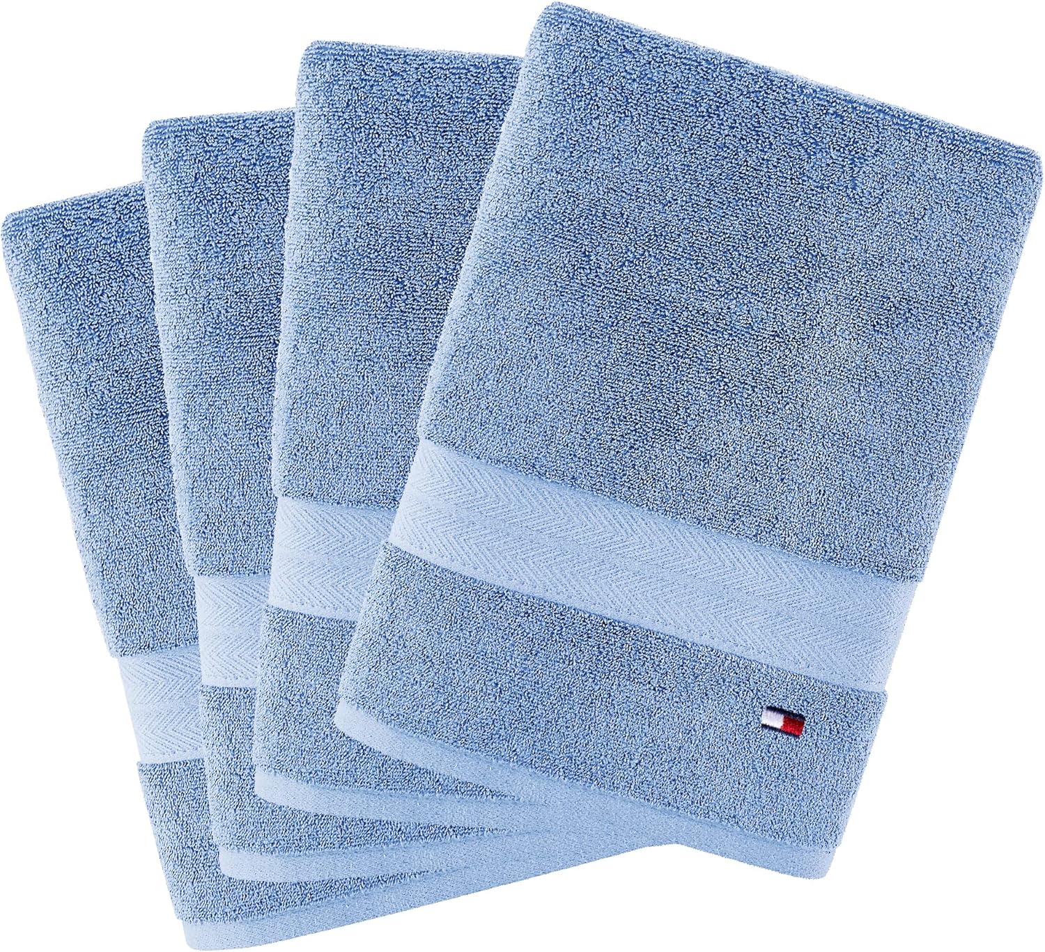 Tommy Hilfiger Modern American Solid Pack of 4 Bath Towels