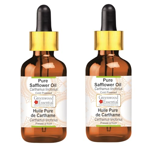 Huile de carthame Greenwood Essential pour votre massage visage relaxant du soir 2x100 ml