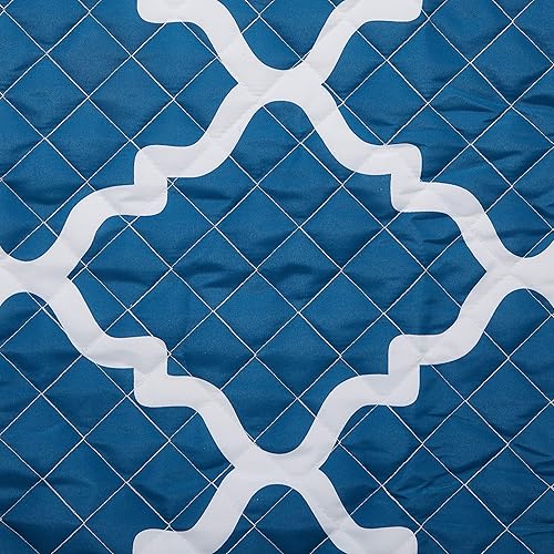 Miniatura 9 de HealthSmart Premium - Funda para cuña de cama hipoalergénica y ultrasuave, 555-9038-2400, Cubierta, Azul Marroquí, 1