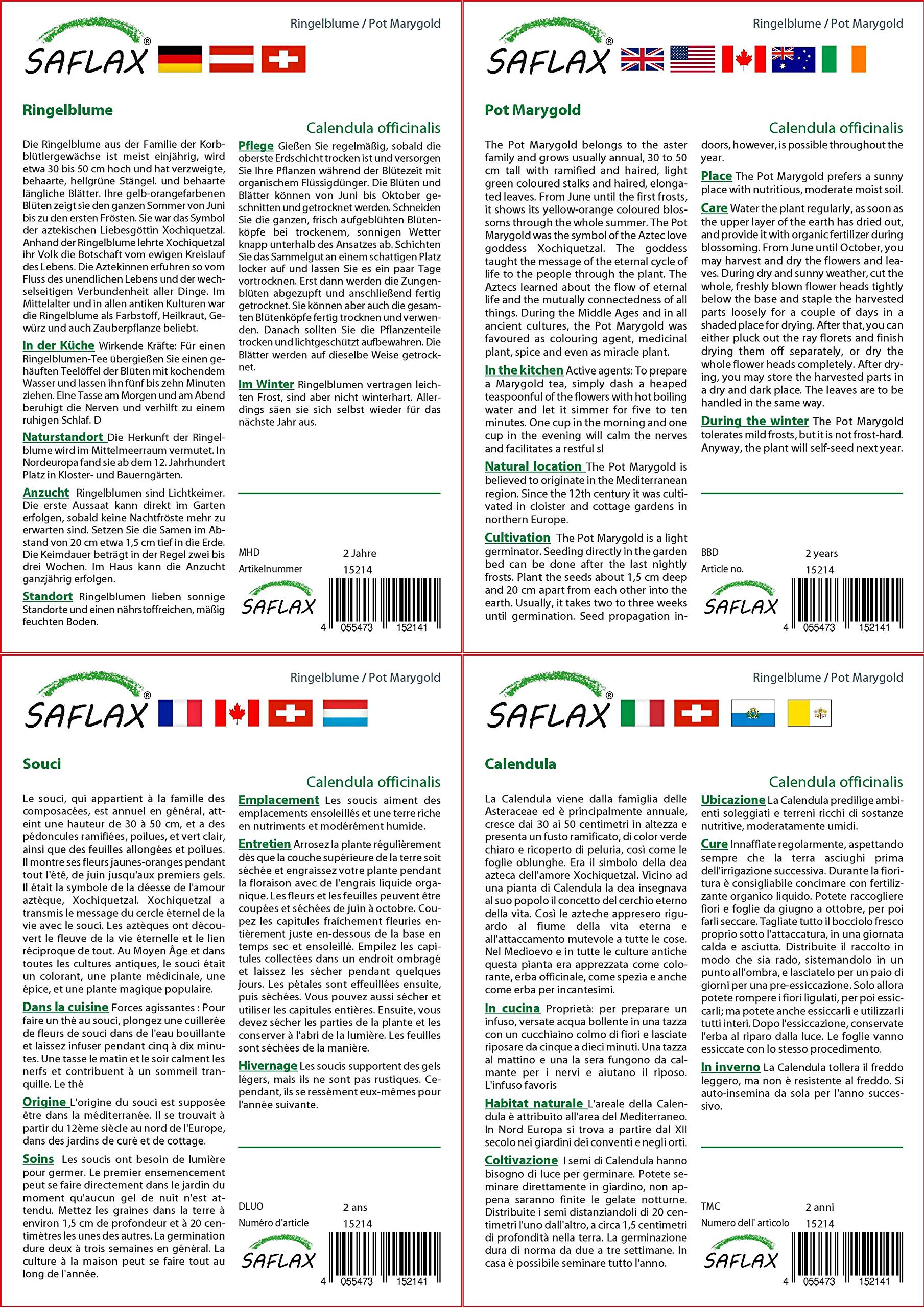 Graines Biologiques De Souci, Calendula - Pensez Sauvage