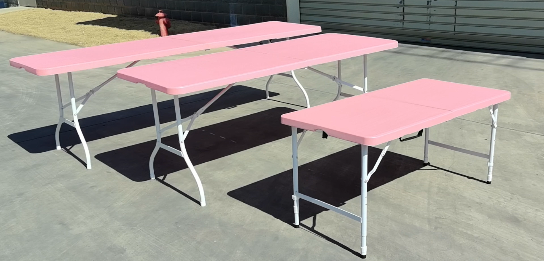 Amazon.com: ICSPOID Portable Plastic Folding Table 4ft/6ft/8ft