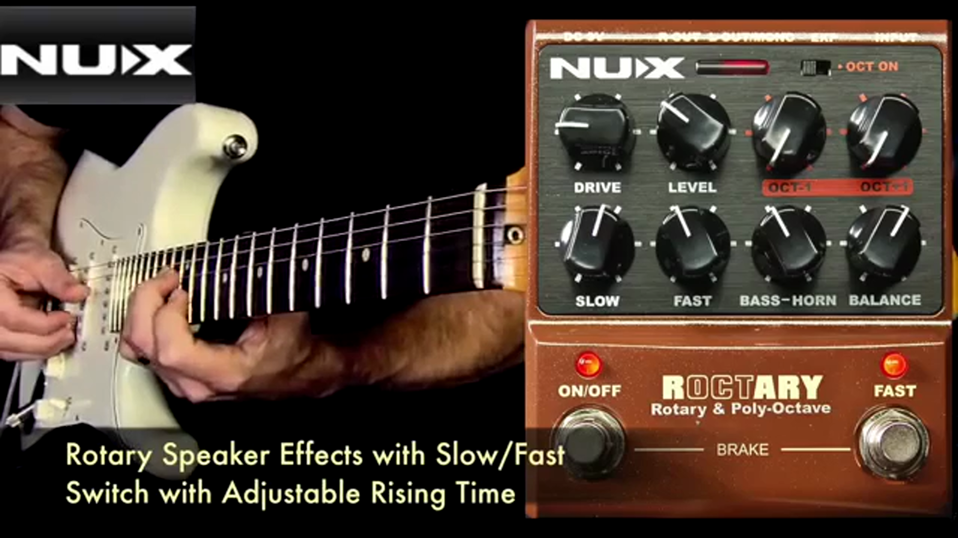 Amazon.com: NUX Roctary force guitar effects pedal Rotary Speaker