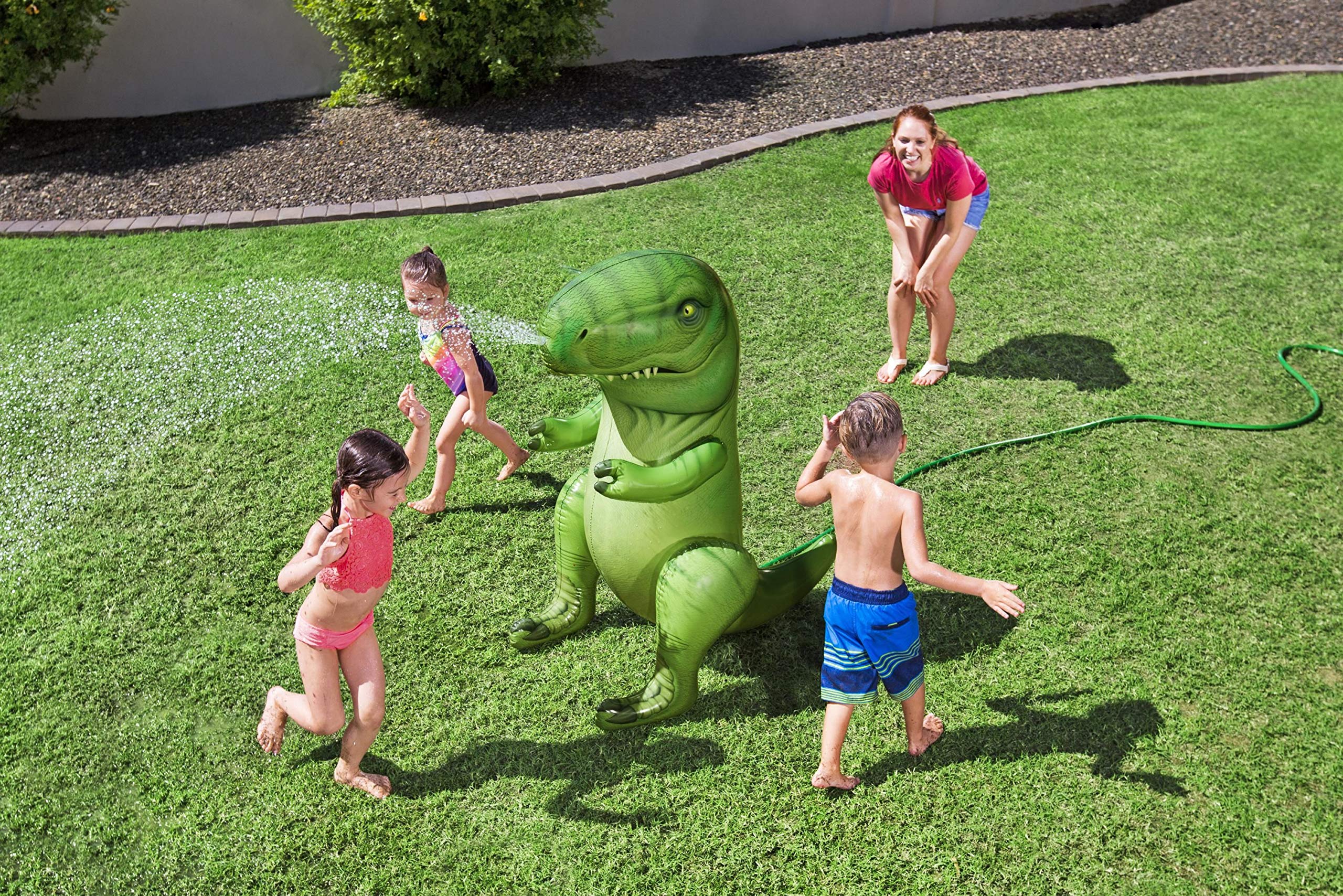 Bestway 52294 Gioco spruzza Acqua a Forma di Dinosauro, 3 Anni+