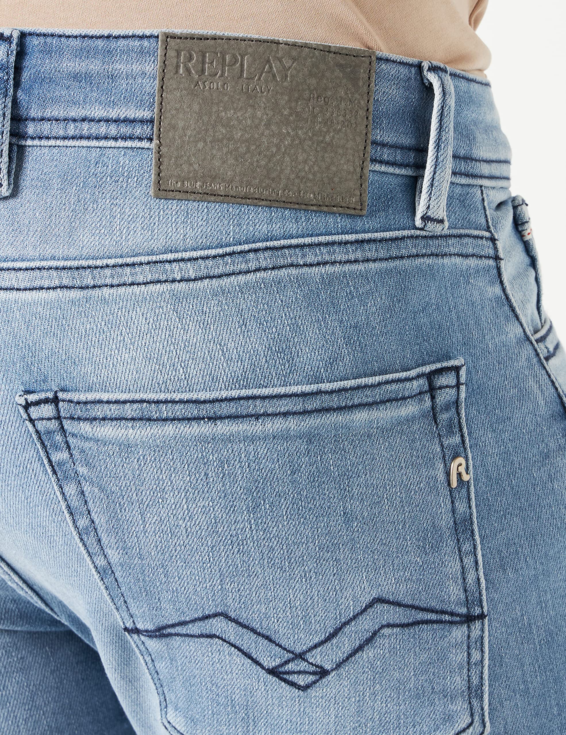 Replay Herren Jeans Grover Straight-Fit mit Comfort Stretch – Bild 2