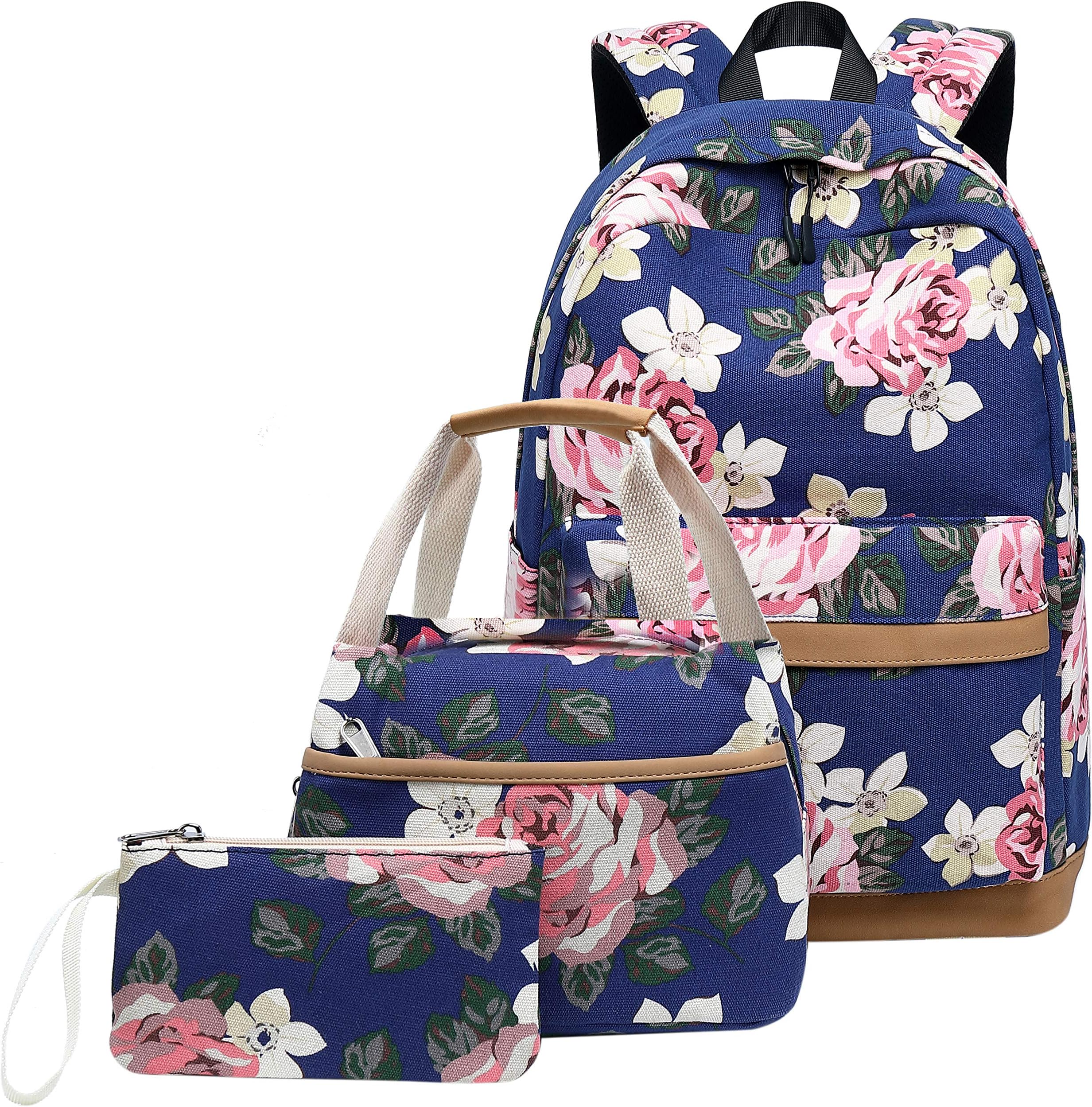 Abshoo Cute Lightweight Canvas Bookbags School Backpacks for Teen Girls