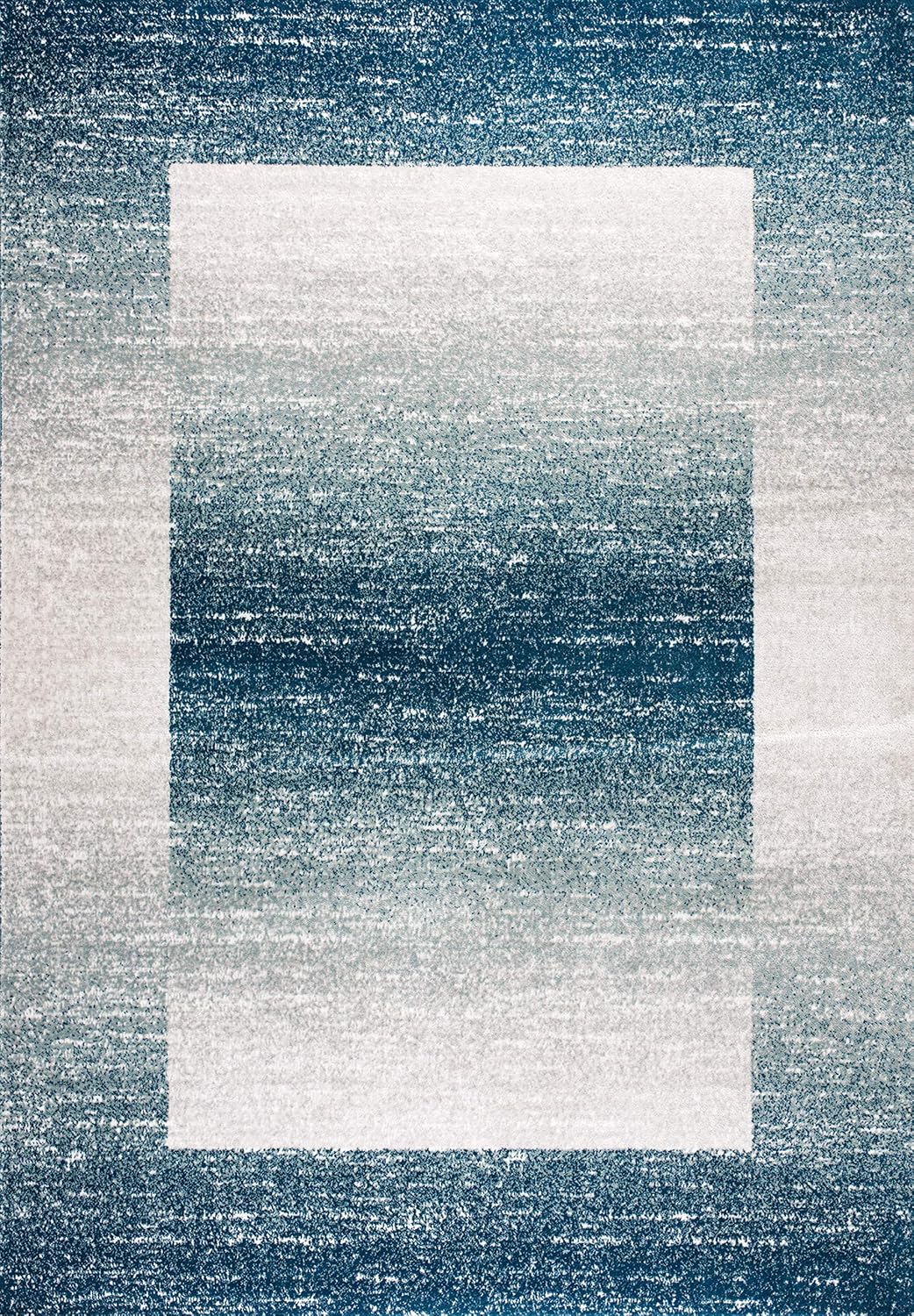 IMS Abby Gray and Blue Rug 8x10 Border Everything Else