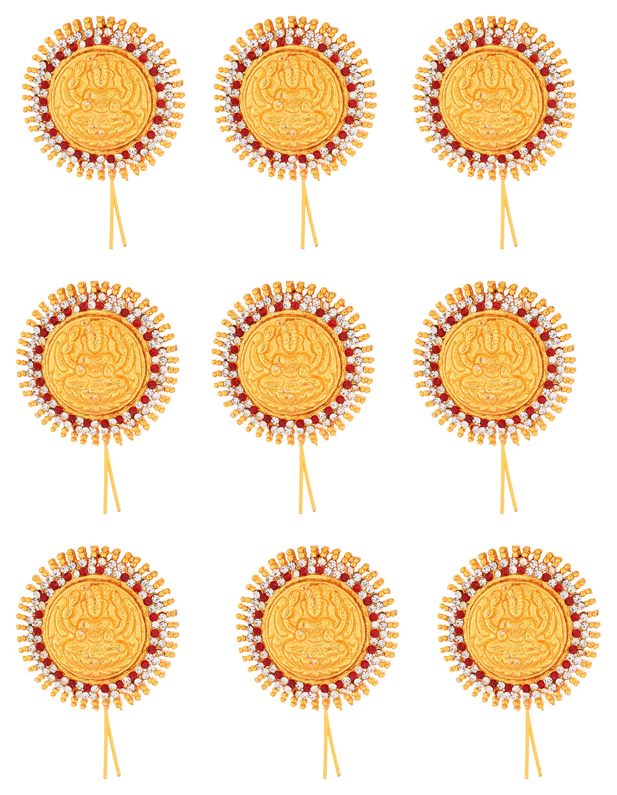 See full amazon price history chart for UG PRODUCTS Gold Copper Stone Round Lakshmi 9 Pieces Jada Set Full Ruby Stones for Women UG PRODUCTS Gold Copper Stone Round Lakshmi 9 Pieces Jada Set Full Ruby Stones for Women (B01LOXZB64) Amazon Price History, Amazon Price Tracker