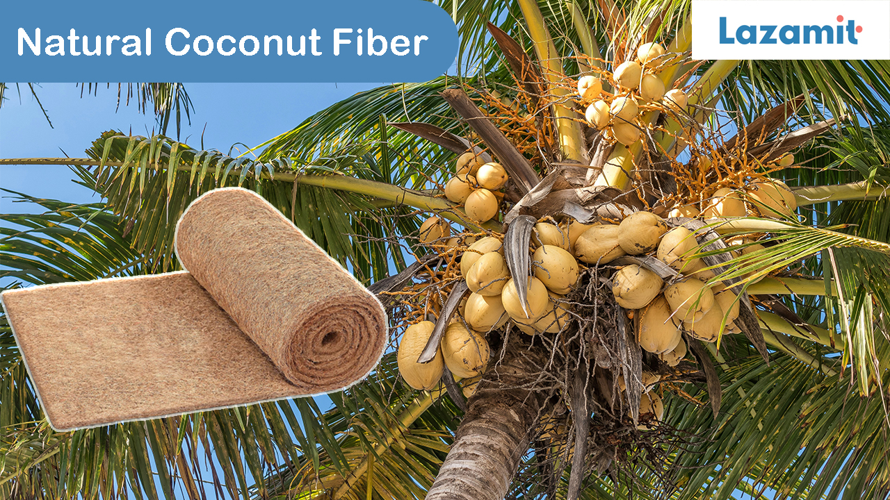Amazon.com: Lazamit Coco Liner Roll, 16 x 120 inch Natural Coconut