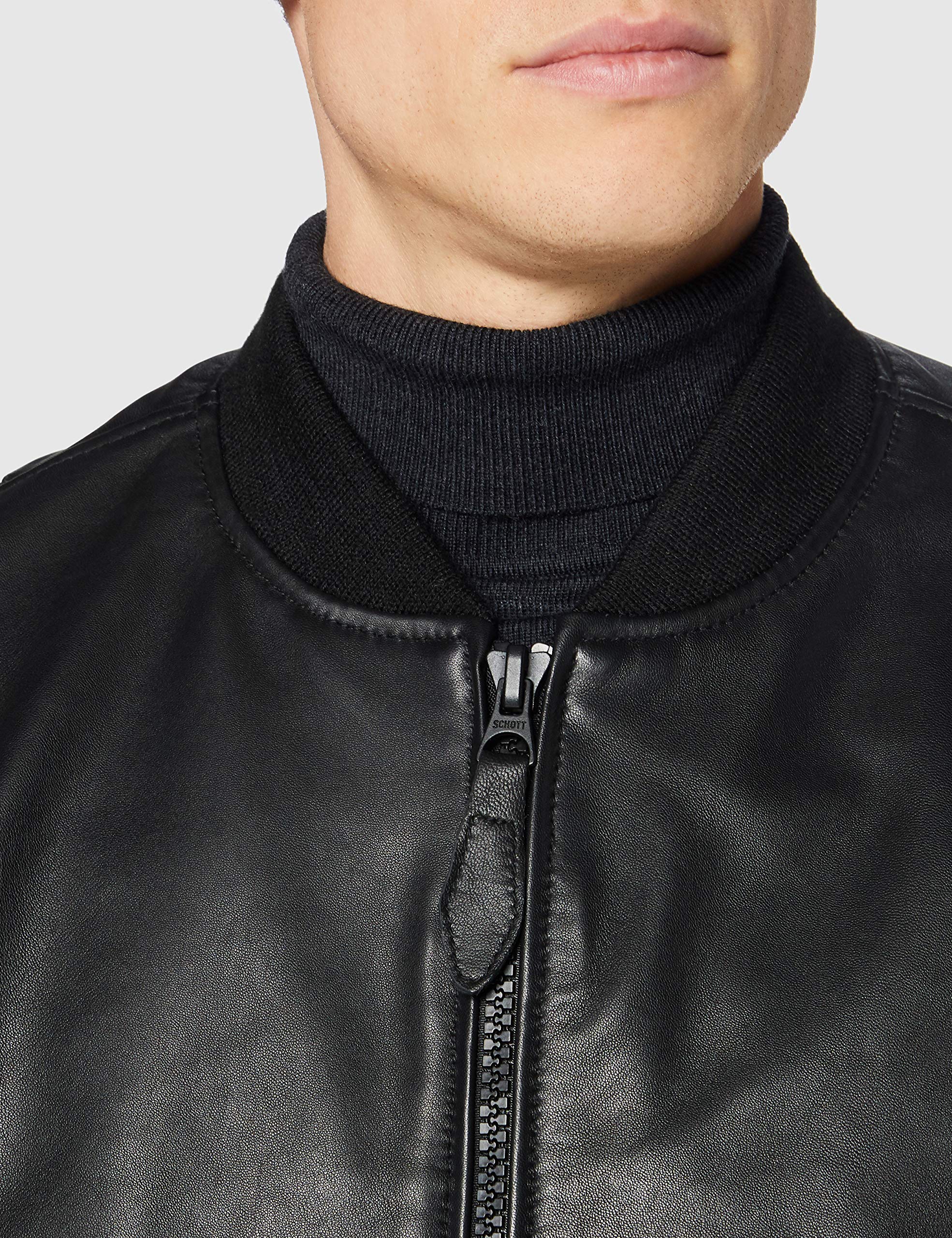 Schott NYC Bomber En Cuir Chaquetas de cuero Hombre