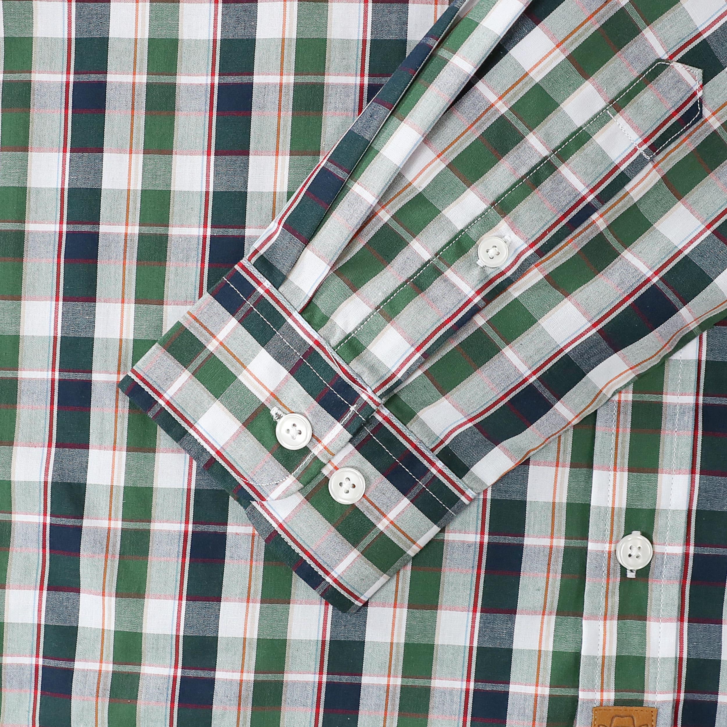 Dubinik® Camicia Quadri Uomo Casual Leggero Botton Down Regular Fit con Taschini