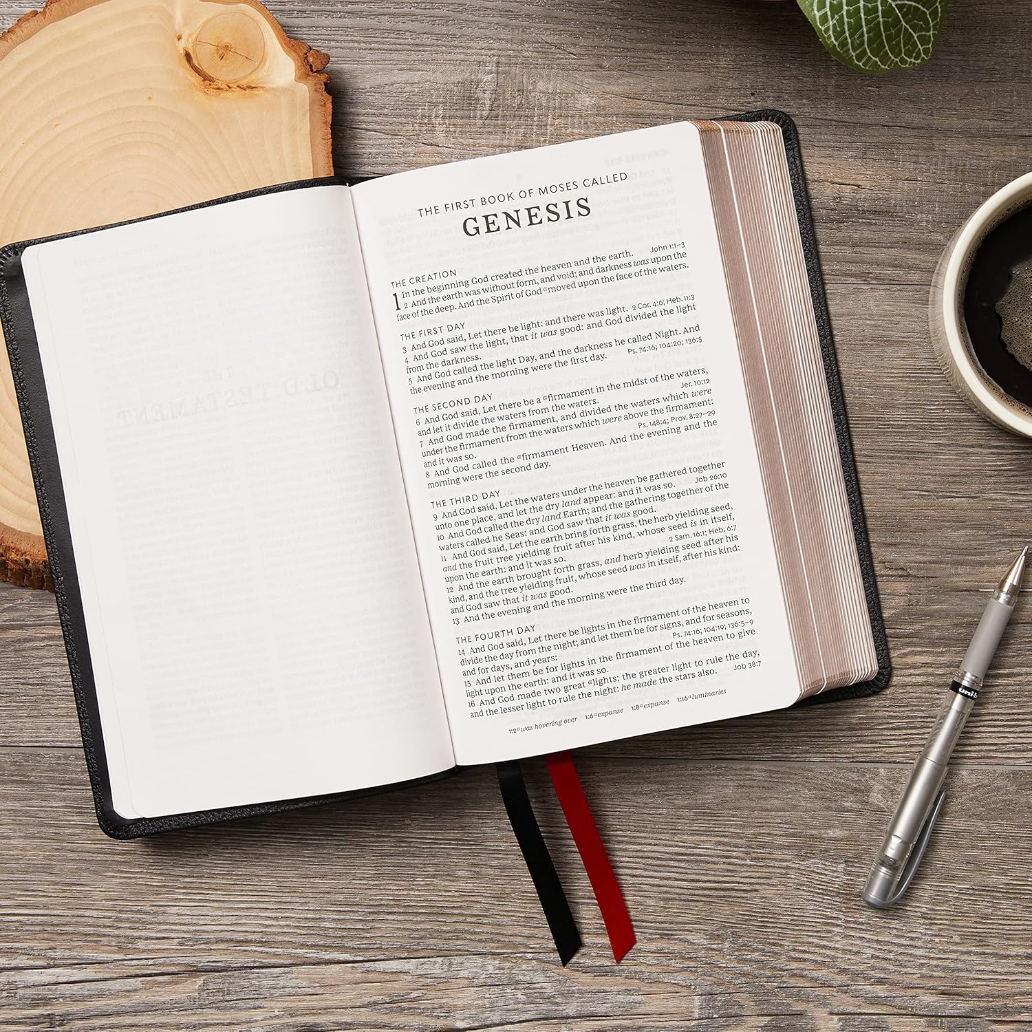 KJV Holy Bible: Large Print Single-Column with 43,000 End-of-Verse Cross References, Brown Genuine Leather, Personal Size, Red Letter, Comfort Print: King James Version      Leather Bound – Large Print, August 2, 2022