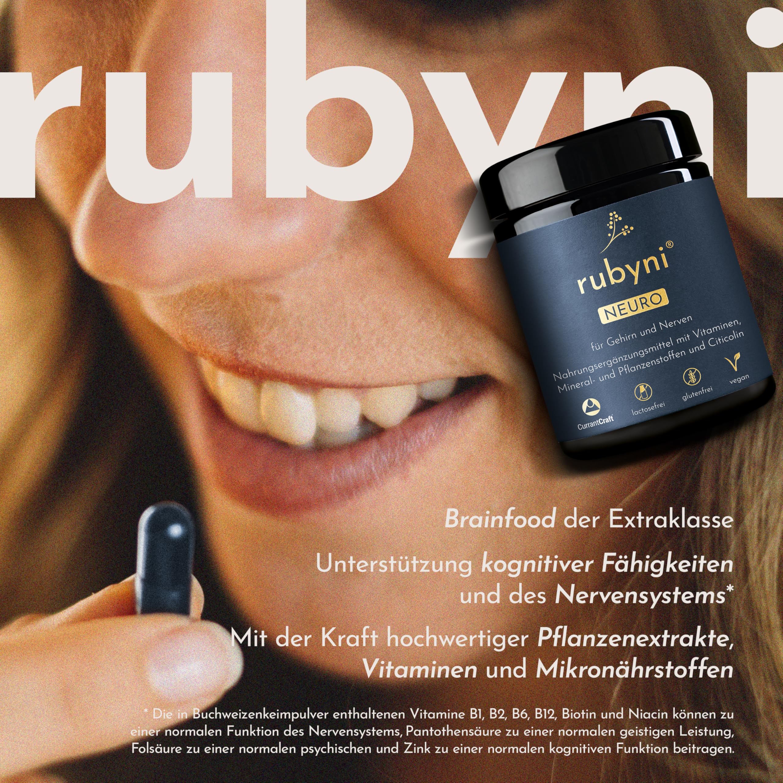 NEURO für Gehirn & Nerven - 140 Kapseln - Vegan & ohne Füllstoffe