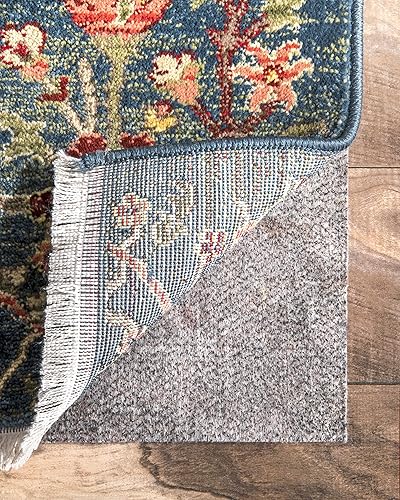 Miniatura 2 de nuLOOM Brody - Almohadilla antideslizante ecológica ovalada de 5 x 8 pulgadas, color gris