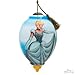 Hallmark Disney Princess Ne'Qwa Art Cinderella Christmas Ornament, Hand-Painted Glass