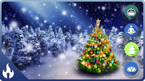 Christmas Lights Ambiance : Christmas Tree Lights & Decorations | HD 4K Videos Screensaver for Relax