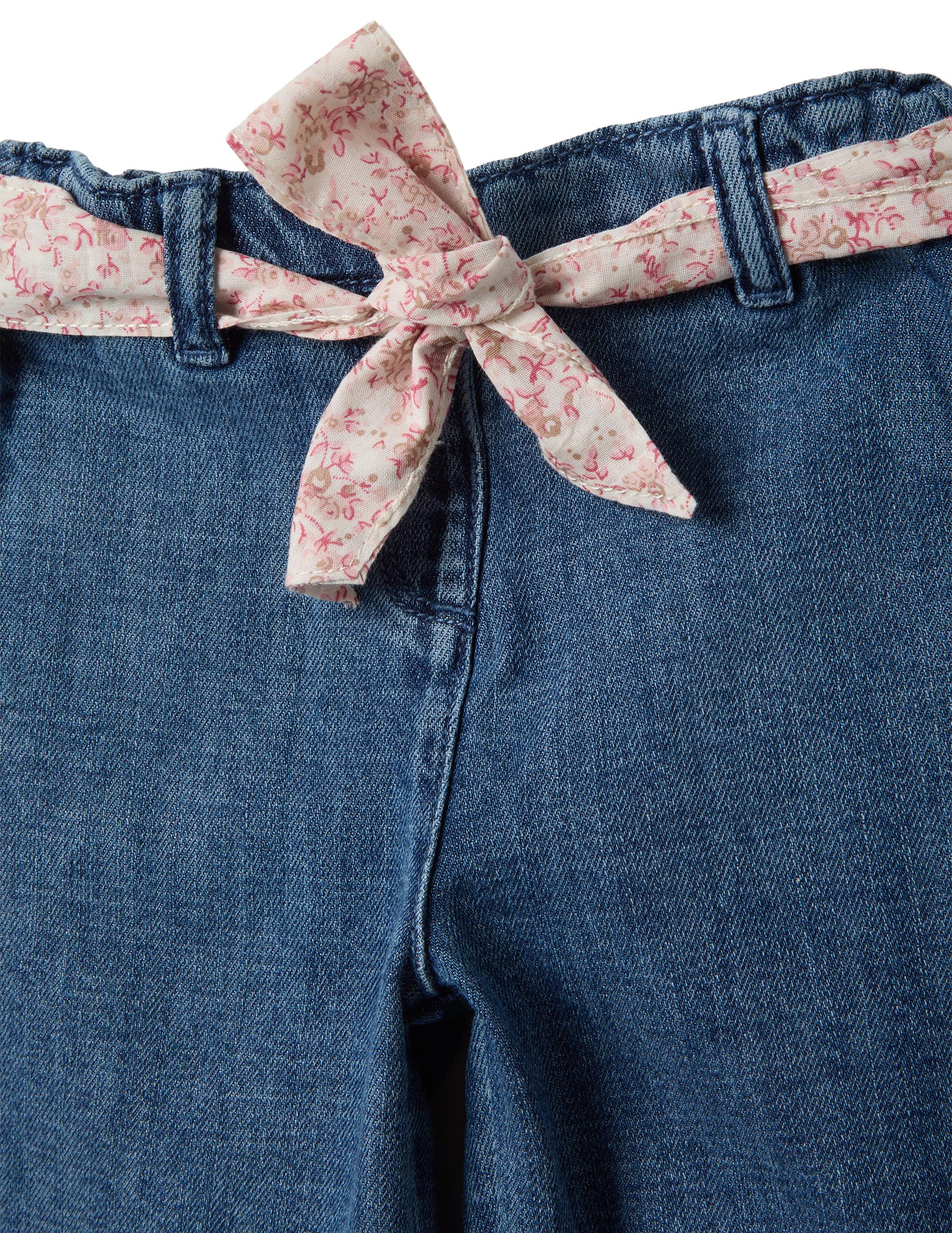 OVS Kids Pantaloni in Misto Cotone Blu da Bimba Wide Leg