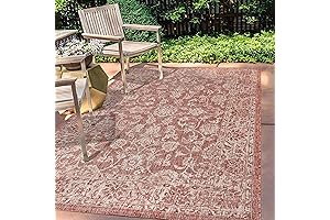JONATHAN Y Tela Bohemian Textured Weave Indoor/Outdoor Fun Area Rug