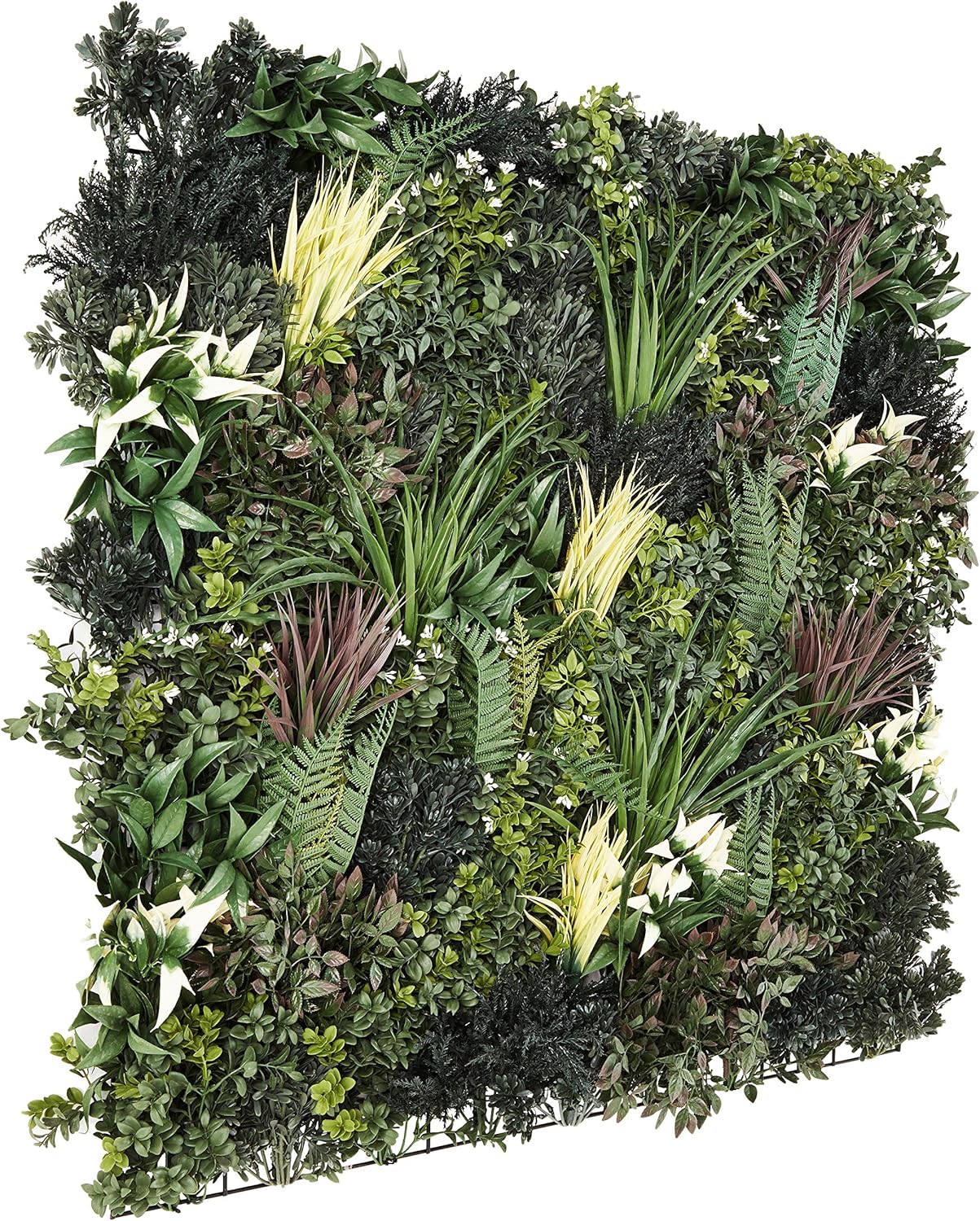 Nearly Natural 3ft. x 3ft. Greens & Fern Artificial Living Wall UV Resist (Indoor/Outdoor)