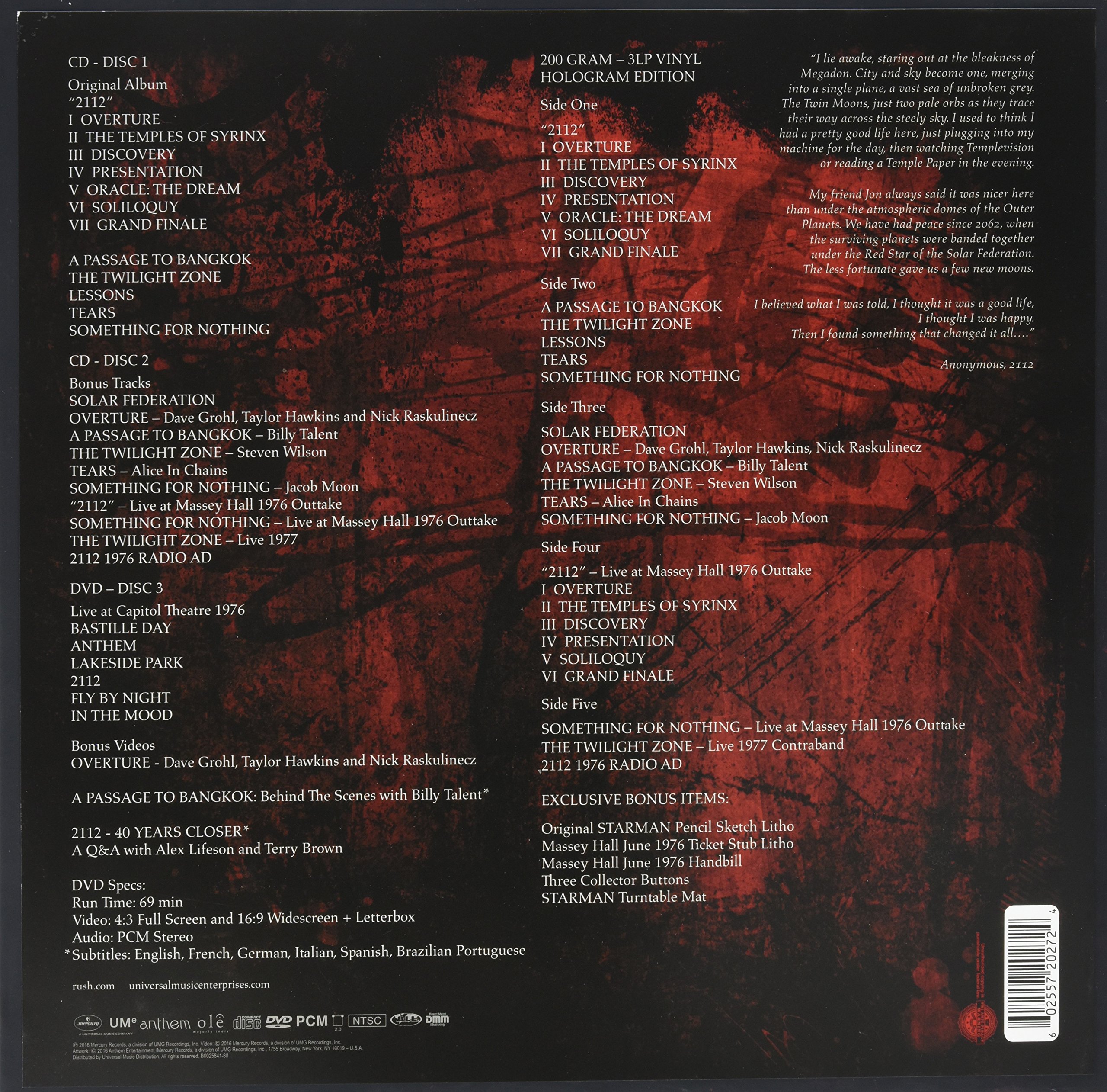 2112 (40th Anniversary Super Deluxe