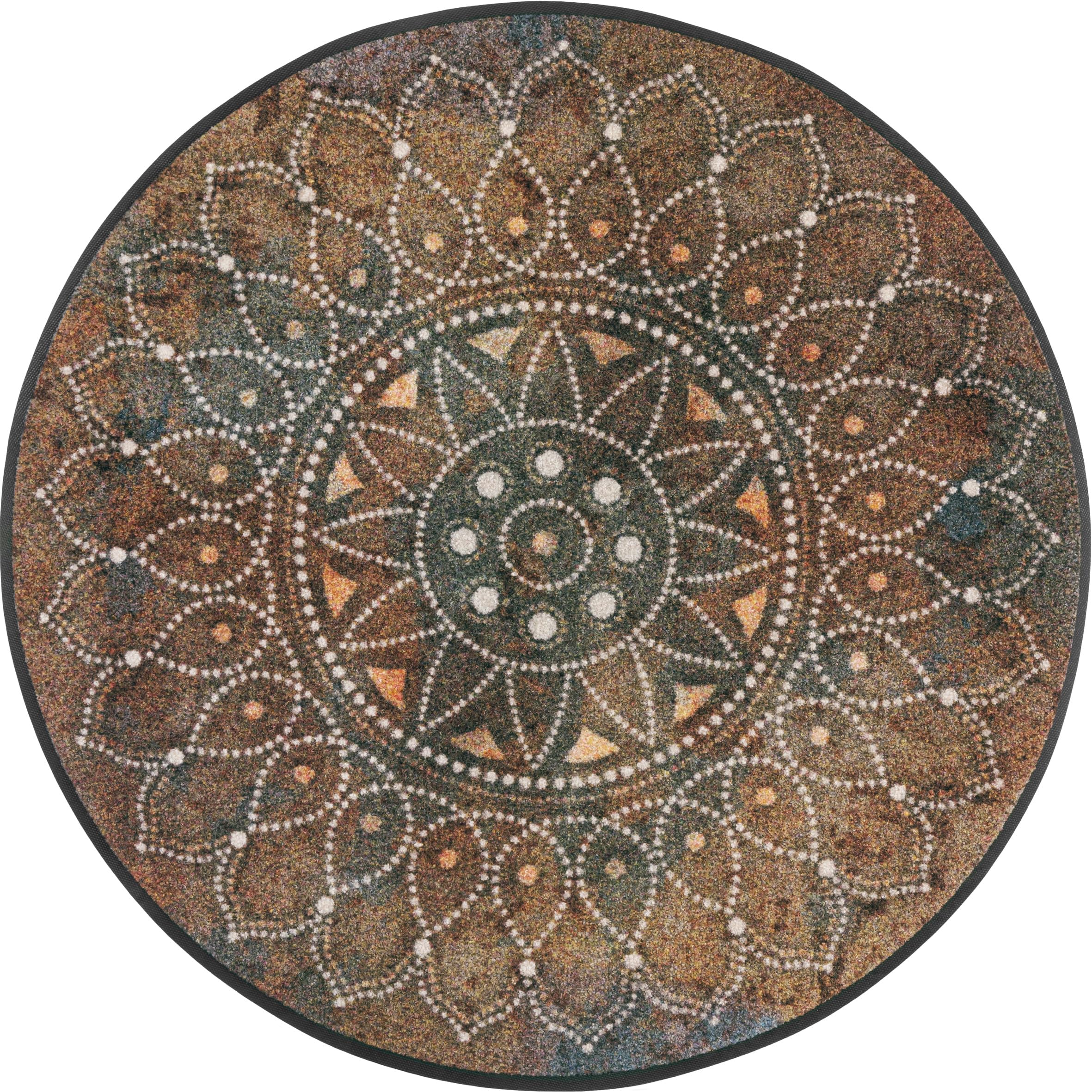 Paillasson intérieur lavable 115x115cm pour protéger le sol sans bloquer les portes