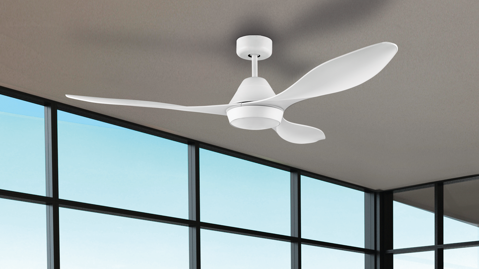 EGLO Antibes ceiling fan, 3-blade fan 