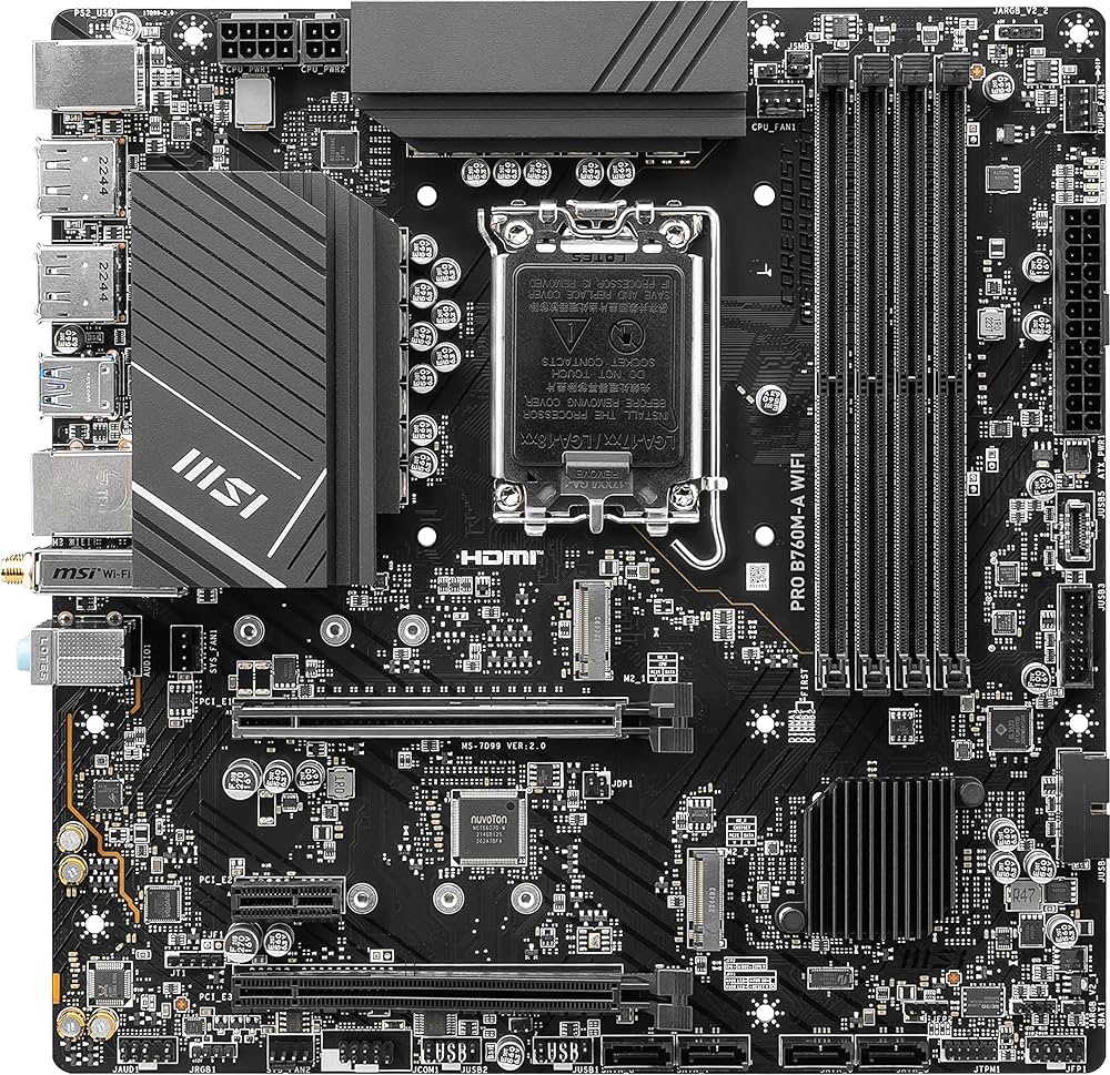 Amazon | MSI PRO B760M-A WiFi ProSeries マザーボード (第12
