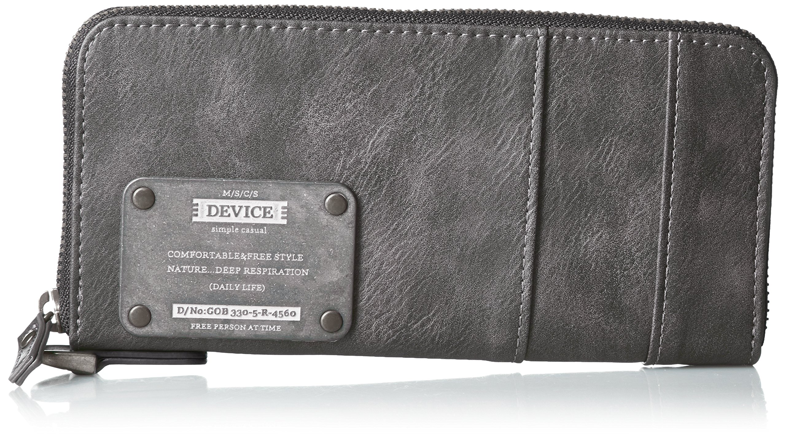 Device DPG60058 Round Long Wallet, Black
