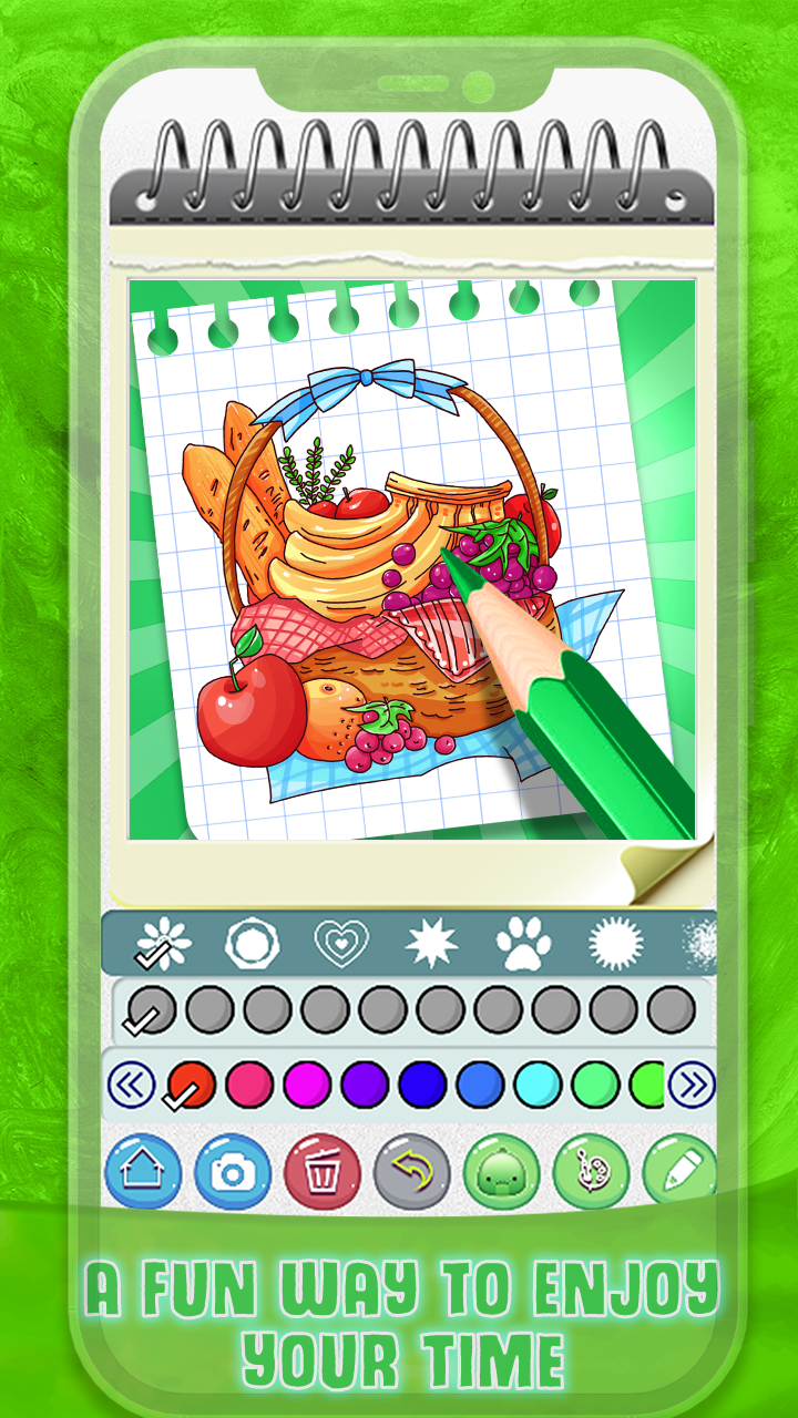 Fruits and Vegetables Coloring Game for Kids App on Amazon Appstore