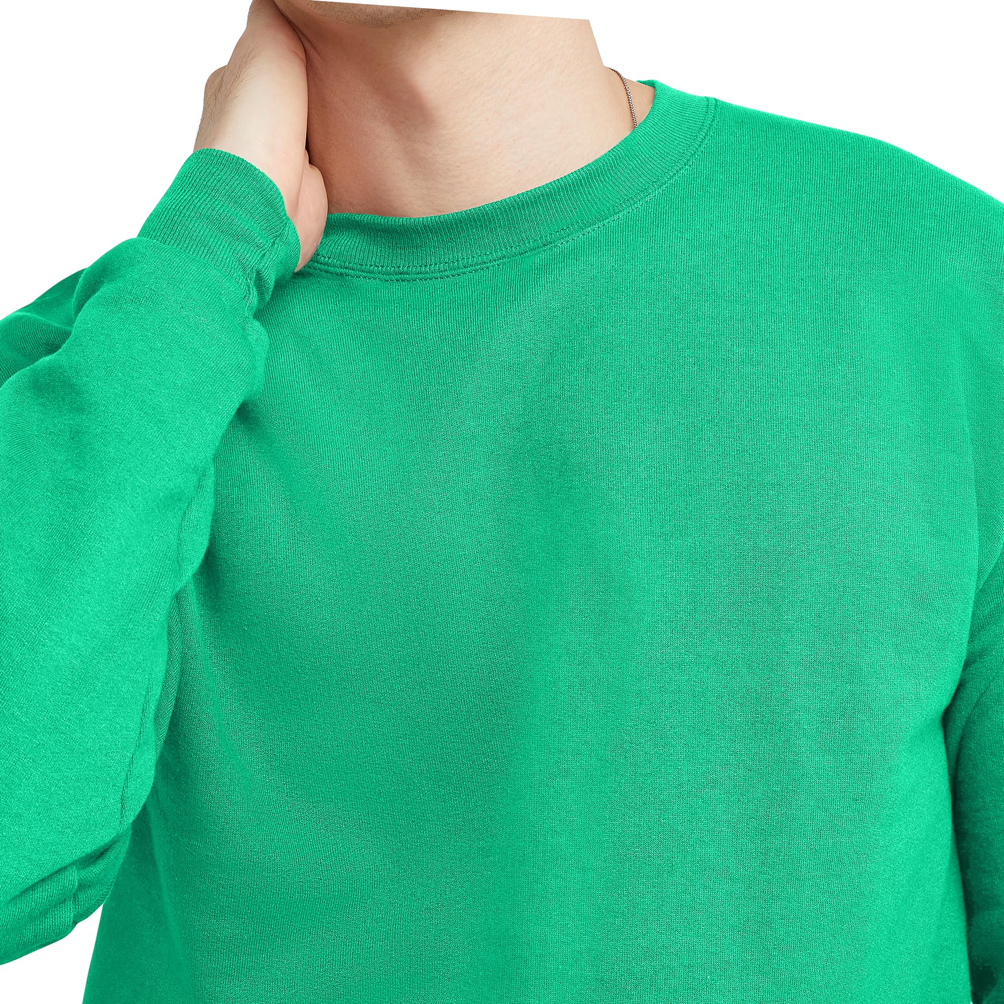 Hanes Men's Sweatshirt, EcoSmart Fleece Crewneck Sweatshirt, Big & Tall Available, 1 or 2-Pack