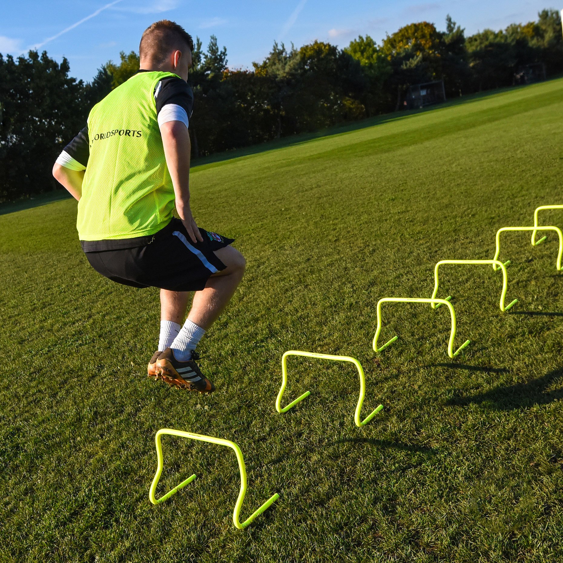 Forza Agilidad Vallas | Pack de 6 Vallas de Entrenamiento | Tres Alturas Diferentes Disponibles - [Net World Sports] (6")