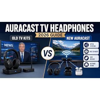 Avantree Duet Aura – Casque sans Fil Double Auracast pour TV avec HDMI Arc - Les Beatles, Paul McCartney, John Lennon, RIngo Starr, George Harrison