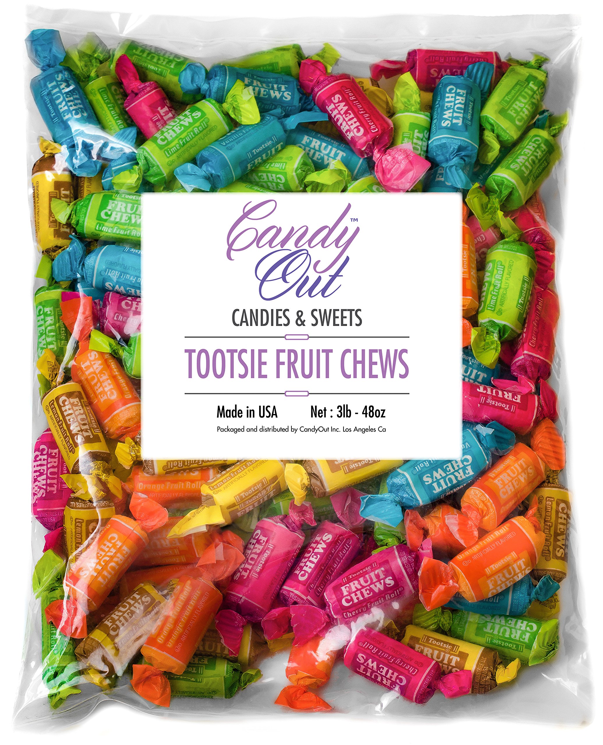 Buy CandyOut Assorted Tootsie Fruit Rolls 3 Pounds 5Flavors in