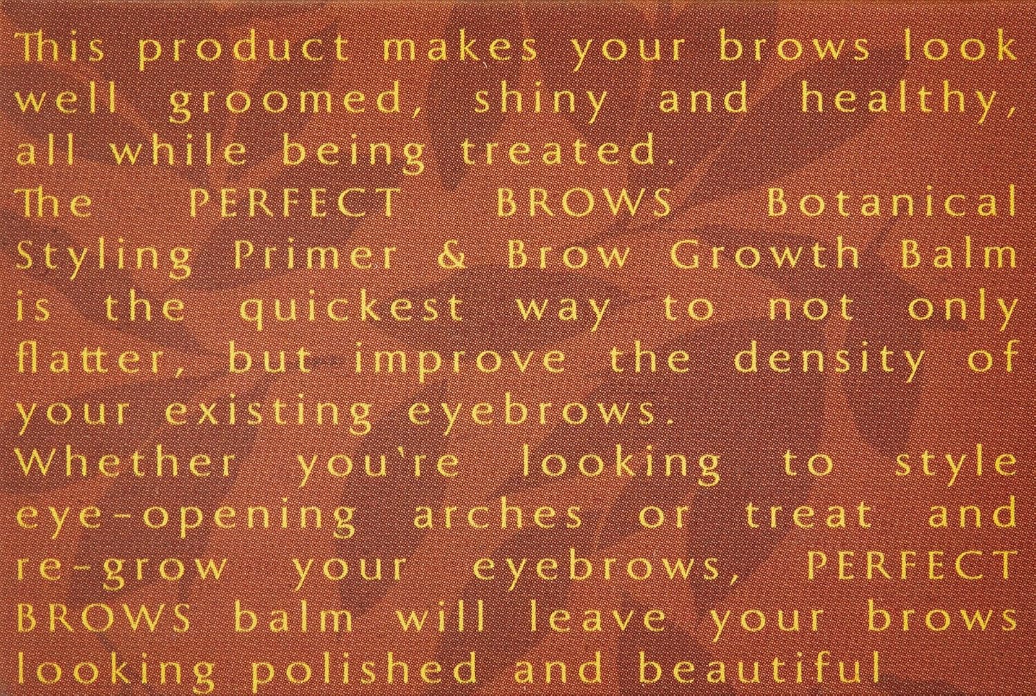 Perfect Brows (TM) Botanical Primer and Care Balm with Mini-Brush O.6 oz/18 ml