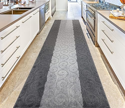 Miniatura 2 de Alfombra de pasillo de tamaño personalizado para entrada de pasillo, parte trasera de goma antideslizante de 27 pulgadas de ancho x tu elección de