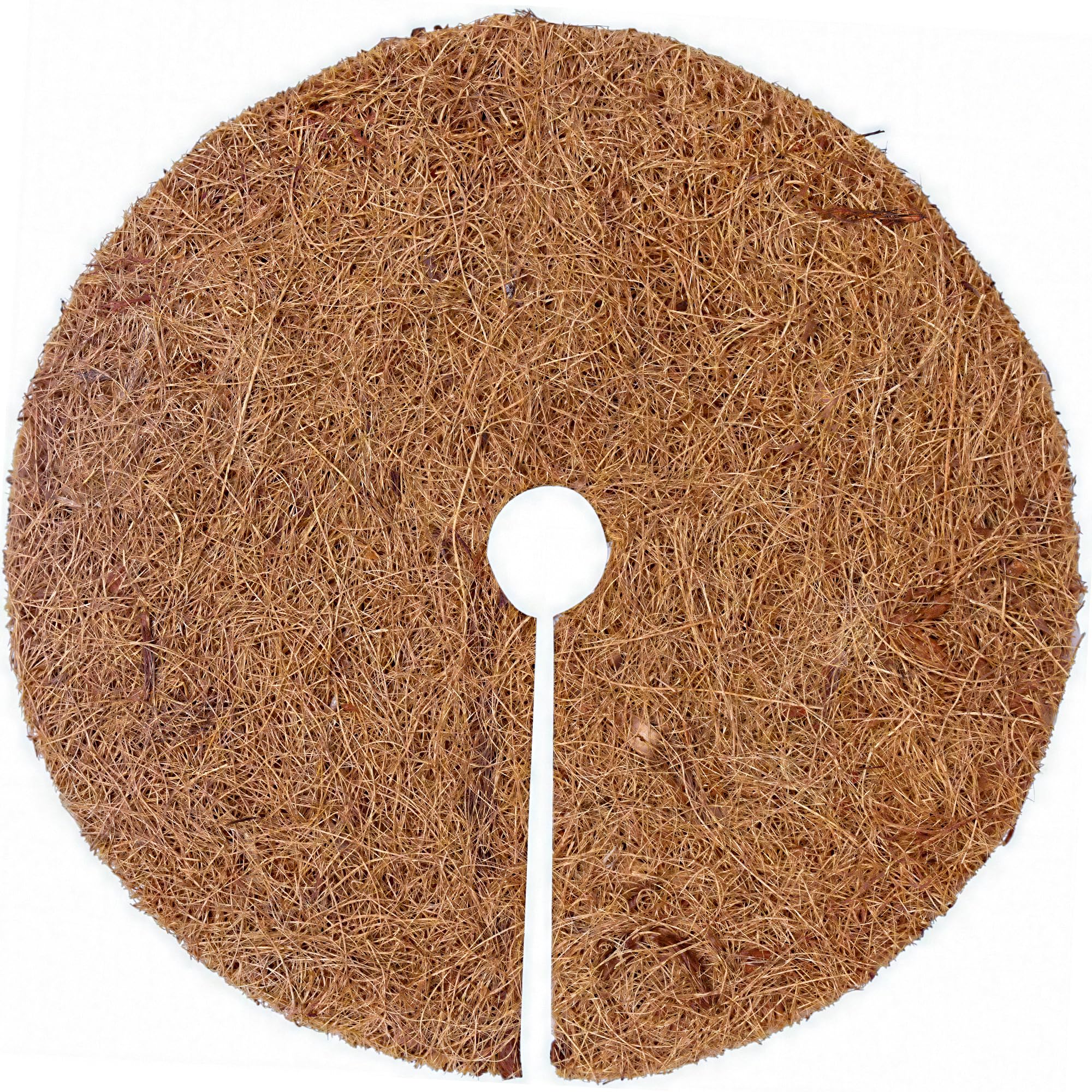 Coir Weed Mat Pot Topper - Eco-Friendly Coco Coir Discs Mulch Mats for Pots and Containers - Ready to Use Coconut Matting for Planters - Garden Mulch for Plants (28cm Fits 10L Pot, Pack of 10)