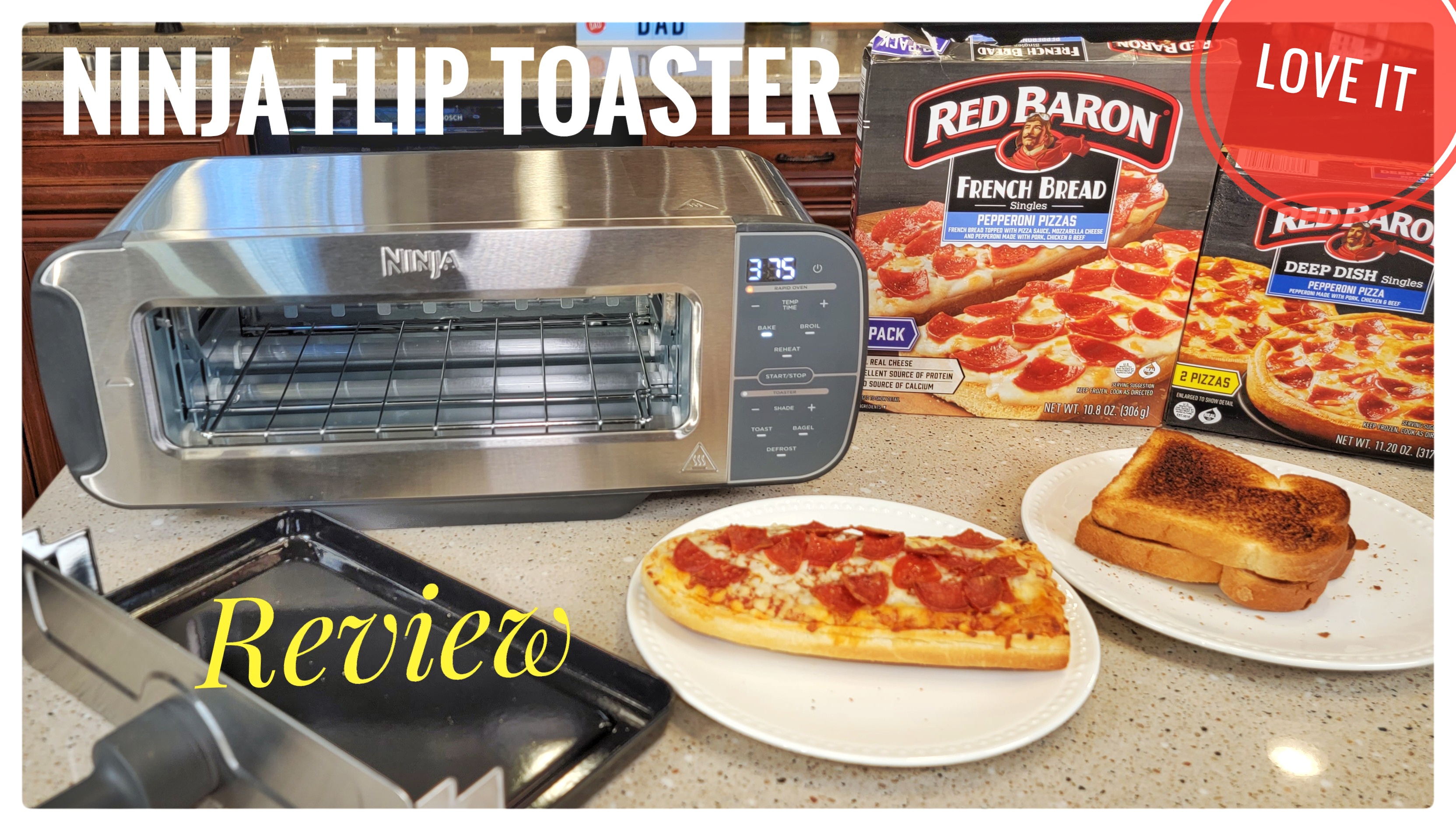 Watch I LOVE NINJA Toaster 2-in-1 Flip Toaster Oven Review on