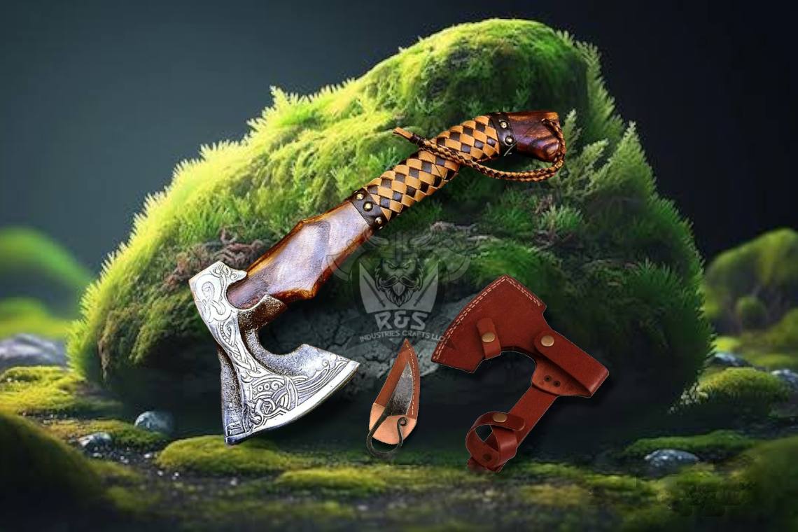 Hache viking forgée à la main - France