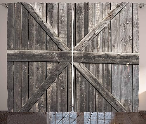 Ambesonne - Cortinas multicolores