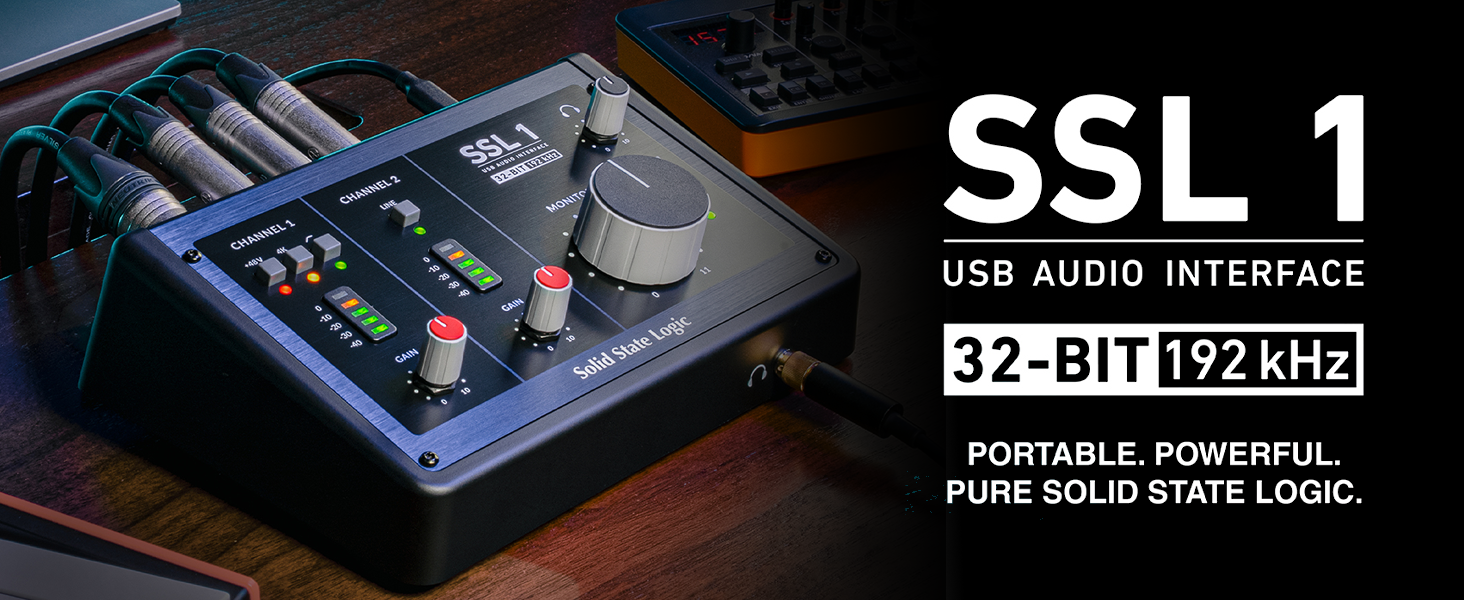 Amazon.com: Solid State Logic SSL1 2X2 Channel USB Interface